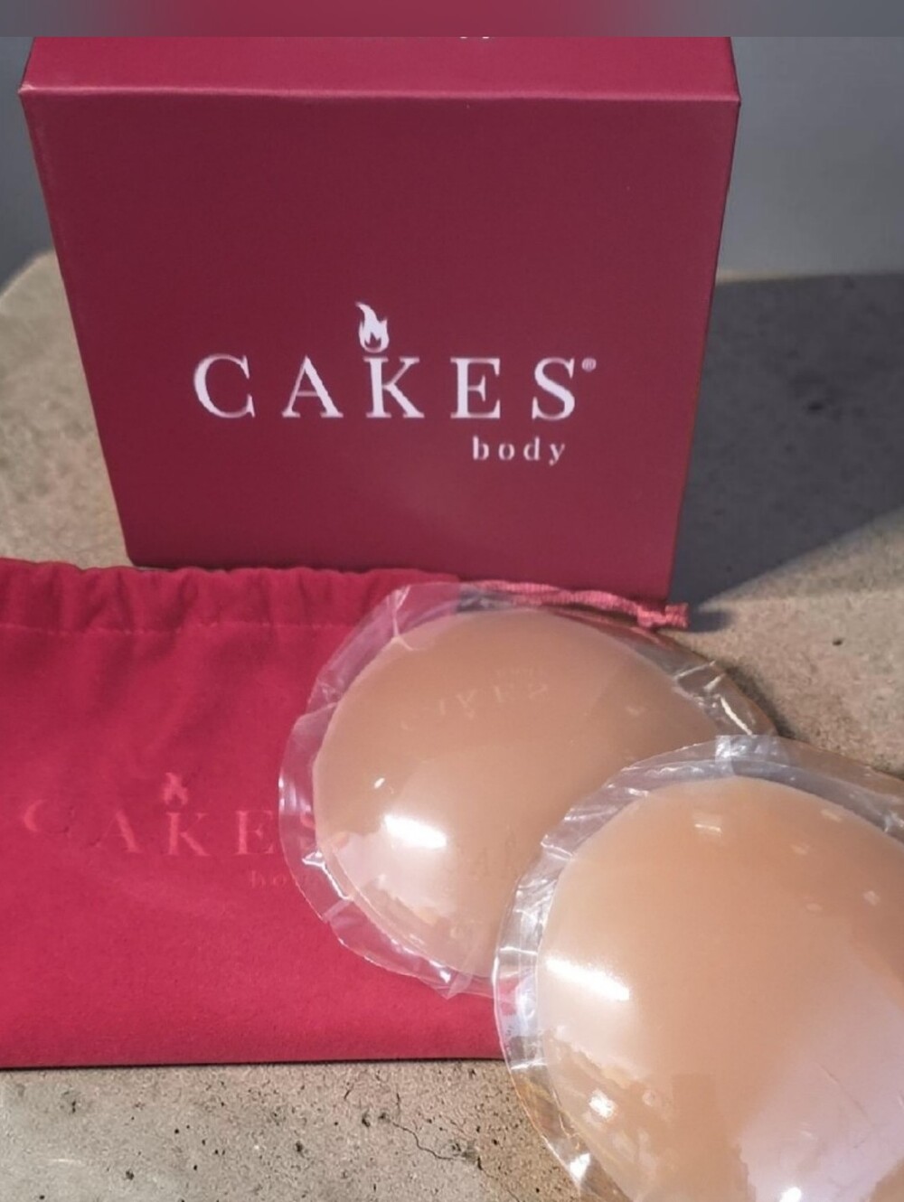 NWT CAKES Body Sticky Circles In Carmel OG Mid Coverage B-DD
